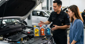 Car engine oil inspection and maintenance – Estremo International