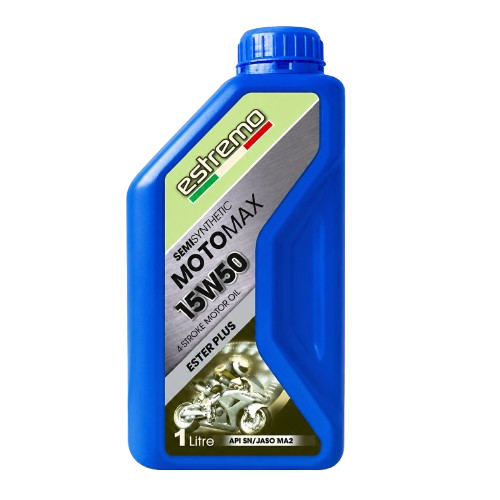Estremo Motomax 15W50 semi-synthetic motorcycle oil – Estremo International